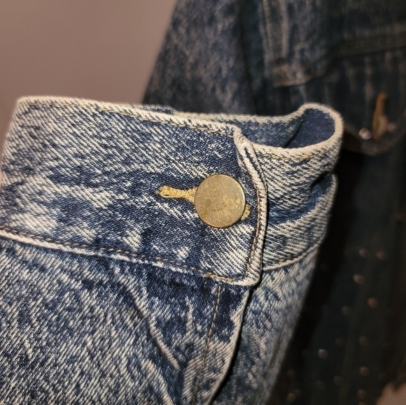 DENIM Vintage Hand painted Jacket - Picture 7 of 14